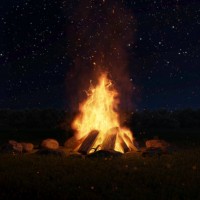 Bonfires were meant for priests to burn the remnants of cattle with