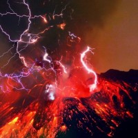 There's such a thing as volcanic lightning