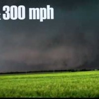 Tornado winds can reach 300 mph