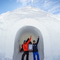 The largest igloo ever built was 30 feet tall