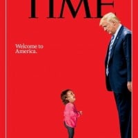 Donald Trump and little child, TIME