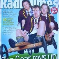 The Top Gear trio dressed like schoolboys, Radio Times