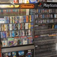 Collection of vintage video games