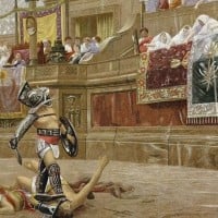 Gladiators often became celebrities and sex symbols