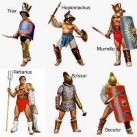 Gladiators were divided in different classes and types