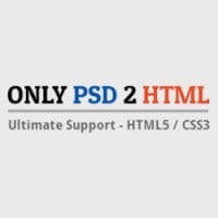 Only PSD 2 HTML