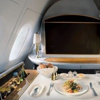 First Class Suite on Emirates Airlines A380