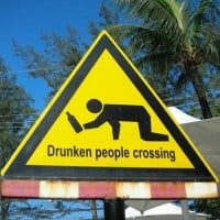 Drunken People Crossing