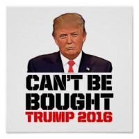 Trump Cannot Be Bought