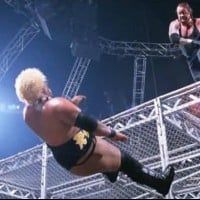 Triple H vs Kurt Angle vs Rikishi vs The Rock vs The Undertaker vs Steve Austin (Hell in a Cell, Armageddon 2000)