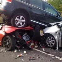 Car accidents happen after change