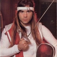 Bruce Dickinson of Iron Maiden was a talented fencer and a member of The UK National Olympic Team