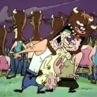 Buffalo Gals - Cow and Chicken