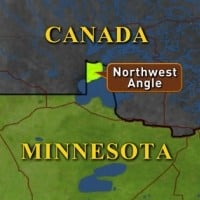 USA - Canada (Angle Inlet / Northwest Angle)