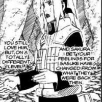 Sakura is obsessed with Sasuke